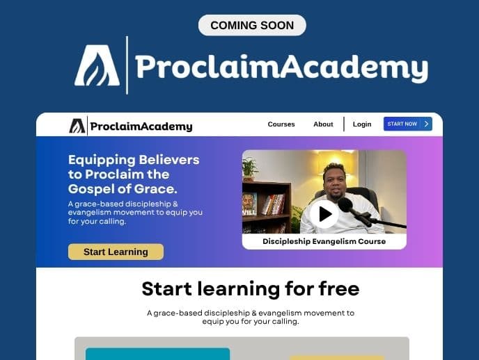 Proclaim Academy coming soon banner